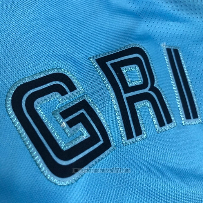 Camiseta Memphis Grizzlies Ja Morant #12 Statement Autentico 2021-22 Azul